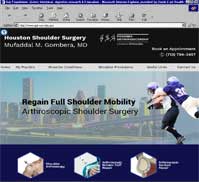 Houston Shoulder Surgery<br>Mufaddal M. Gombera, MD