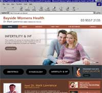 Bayside Womens Health<br>Dr. Mark Lawrence, MBBS FRANZCOG FRCOG