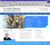 Dr. Frikkie Rademan<br>M.B, Ch.B (Stell), FCS(SA), M.Med (Stell)