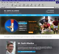 Mr. Garth Allardice<br>MBBCh(WITS), FCS(SA), Orthopaedics