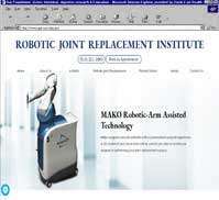Robotic Joint Replacement Institute<br>Suresh Nayak, M.D.
