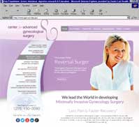 Center for Advanced Gynecological Surgery<br>Francois M. Blaudeau, MD