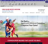 Long Island Sports Medicine<br>James M. Paci, MD