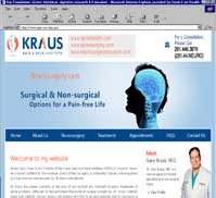 Neuro surgery<br>KRAUS Back & Neck Institute