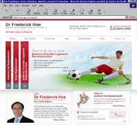 Dr Frederick Hoe<br>M.B.,B.S. (Hons) UNSW, F.R.A.C.S, F.A.Orth. A.