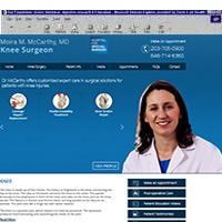 Knee Surgeon<br>Moira M. McCarthy, MD