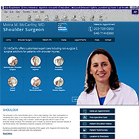 Shoulder Surgeon<br>Moira M. McCarthy, MD