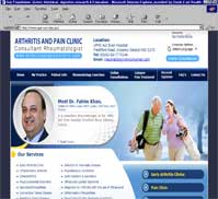 Arthritis & Pain Clinic<br>Dr. Fahim Khan