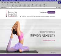 Bangalore Spine Clinic<br>Dr. Thomas Kishen