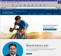 Outpatient Joint Replacement<br>Dr. Khalid Yousuf