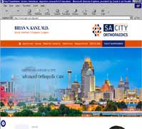 SA City Orthopaedics<br>Brian N. Kanz, M.D.