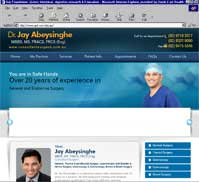 Dr. Jay Abeysinghe<br>MBBS, MS, FRACS, FRCS (Eng)