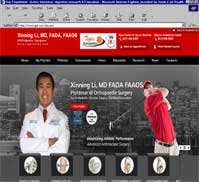Xinning Li, MD FAOA, FAAOS
